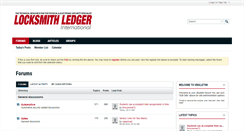 Desktop Screenshot of forums.locksmithledger.com