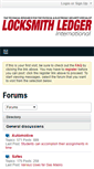 Mobile Screenshot of forums.locksmithledger.com